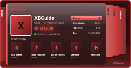 Red Blades card template